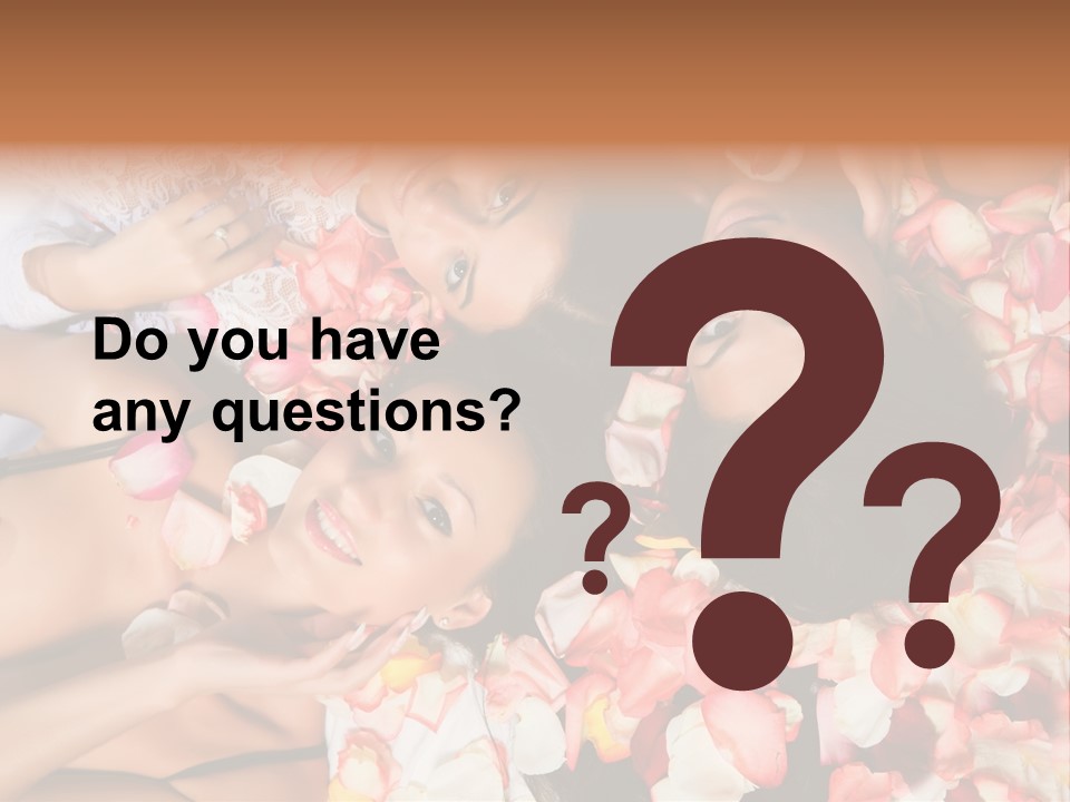 Head Therapeutic Look PowerPoint Template