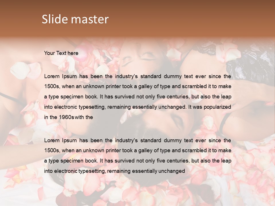 Young Health Makeup PowerPoint Template