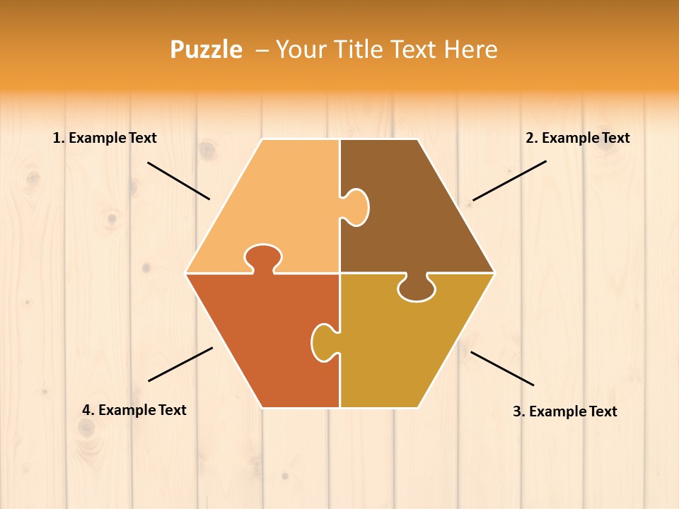 Wool Pine Wooden PowerPoint Template