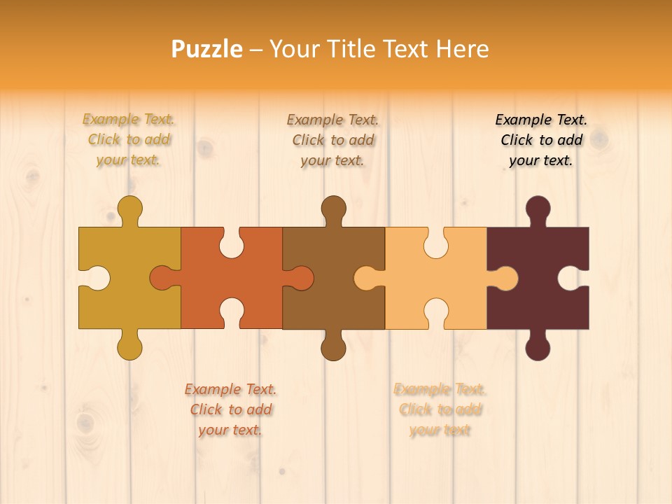 Wool Pine Wooden PowerPoint Template