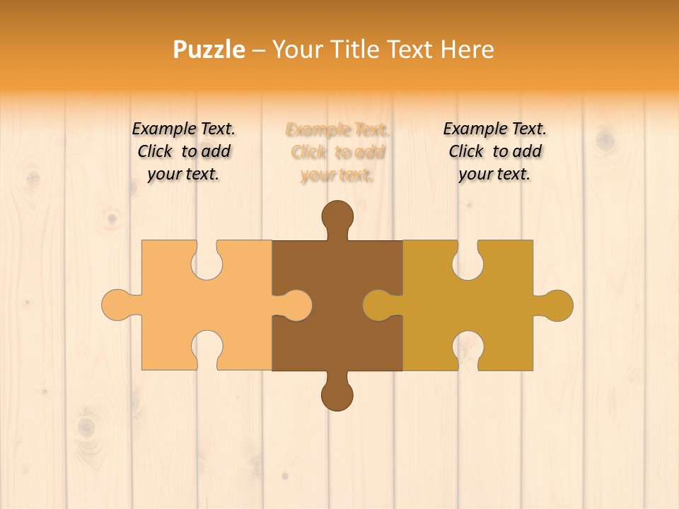 Wool Pine Wooden PowerPoint Template