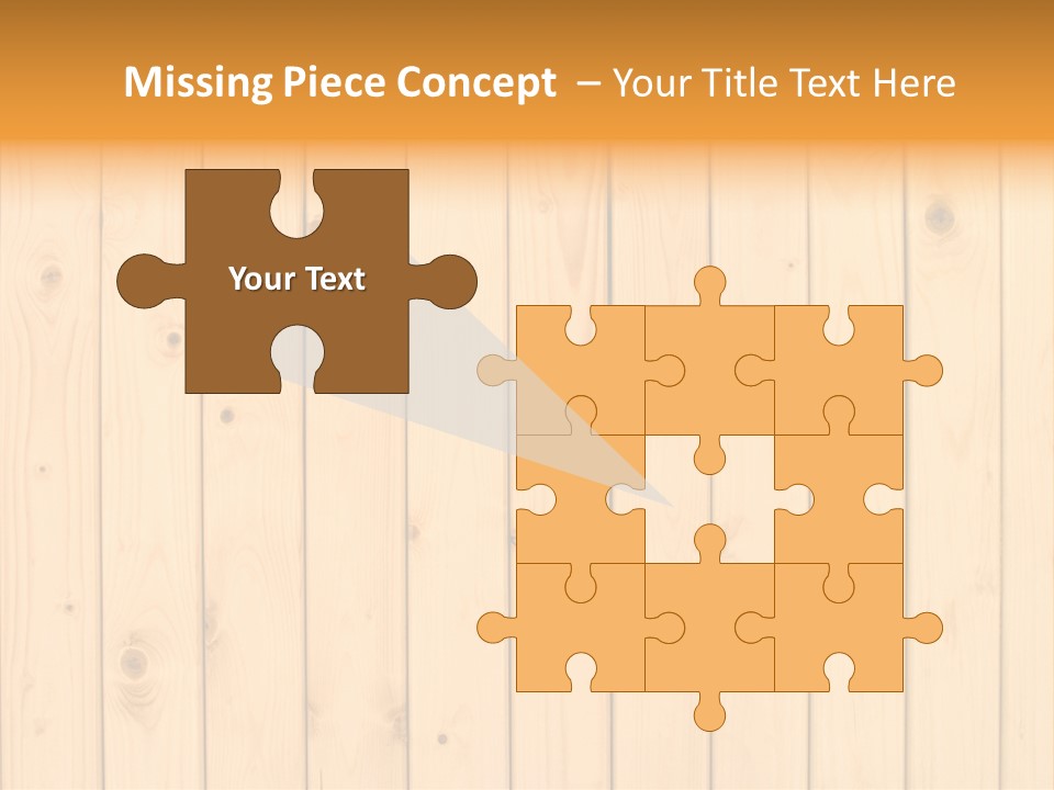 Wool Pine Wooden PowerPoint Template