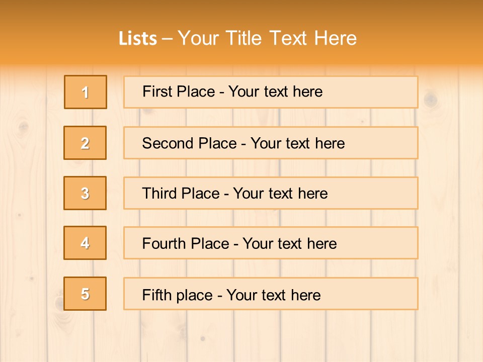 Wool Pine Wooden PowerPoint Template
