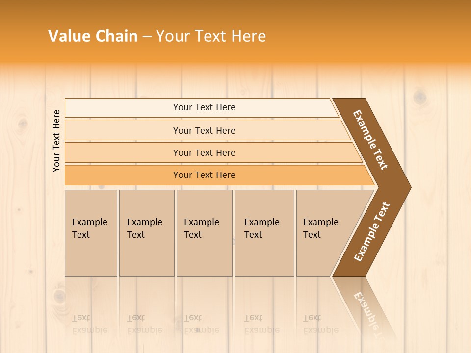 Wool Pine Wooden PowerPoint Template