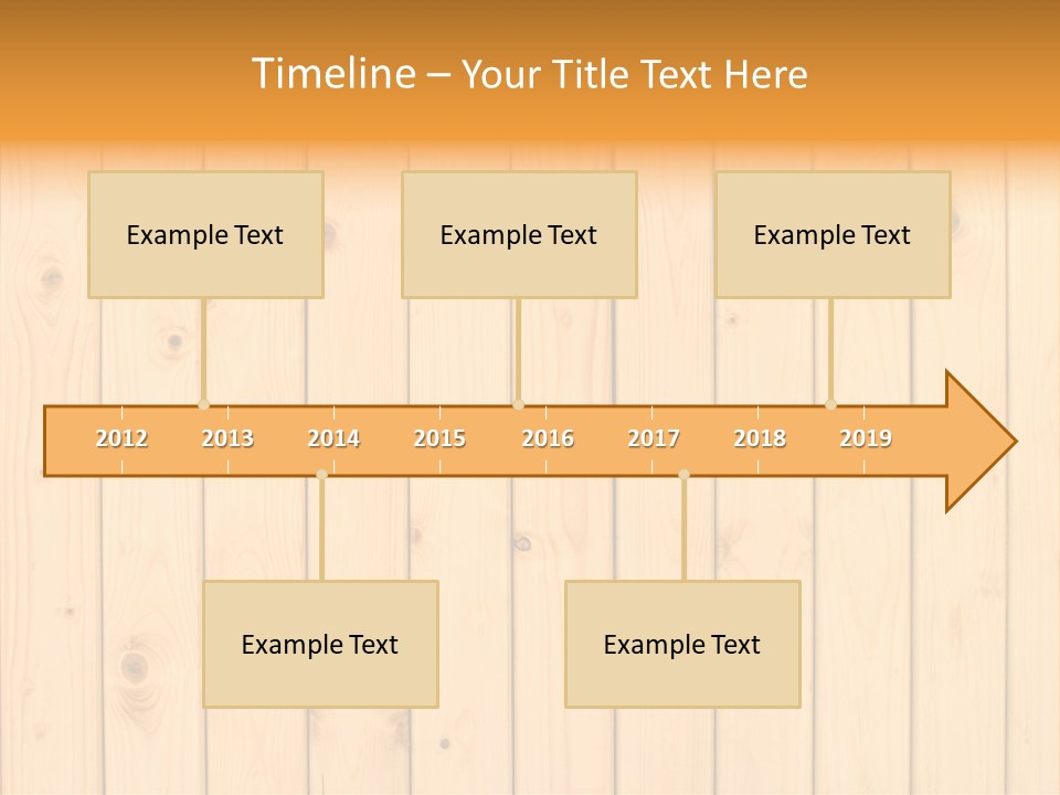 Wool Pine Wooden PowerPoint Template