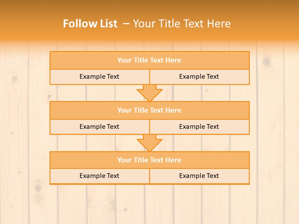 Wool Pine Wooden PowerPoint Template