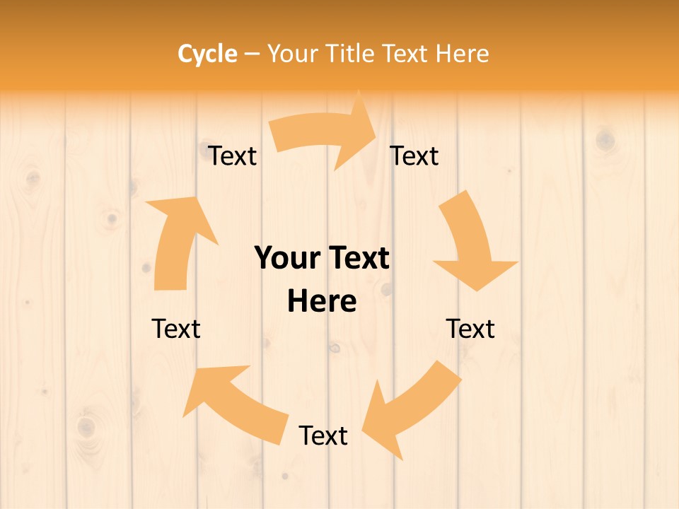 Wool Pine Wooden PowerPoint Template