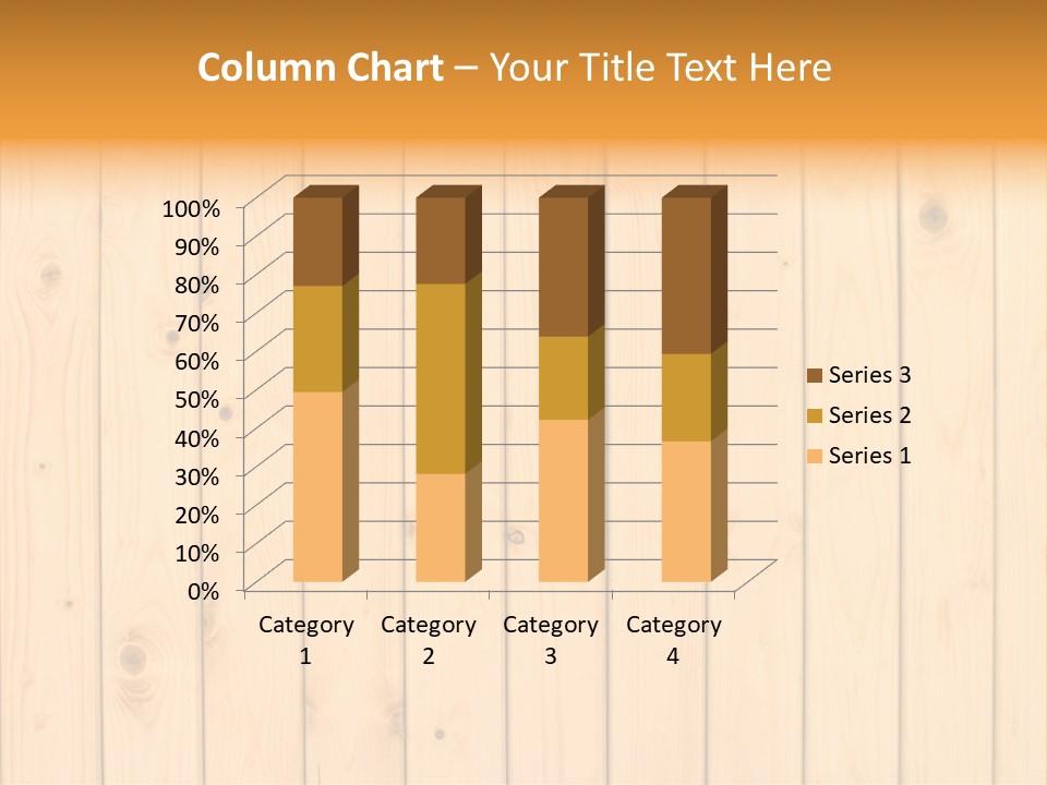 Wool Pine Wooden PowerPoint Template
