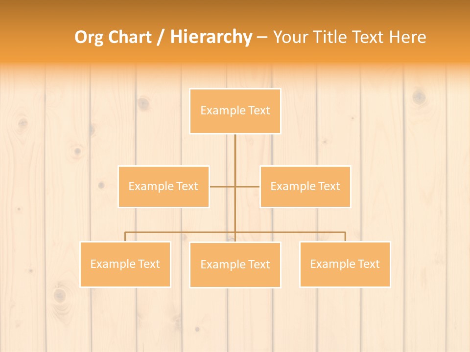 Wool Pine Wooden PowerPoint Template