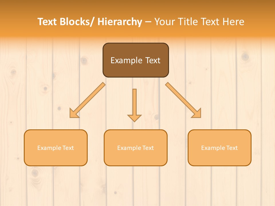 Wool Pine Wooden PowerPoint Template
