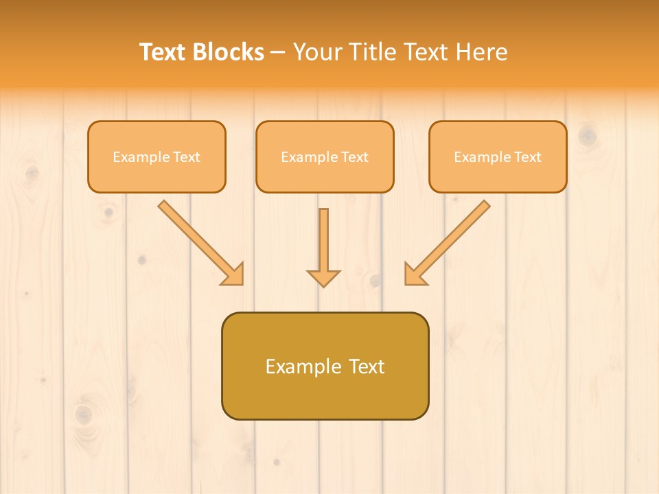 Wool Pine Wooden PowerPoint Template