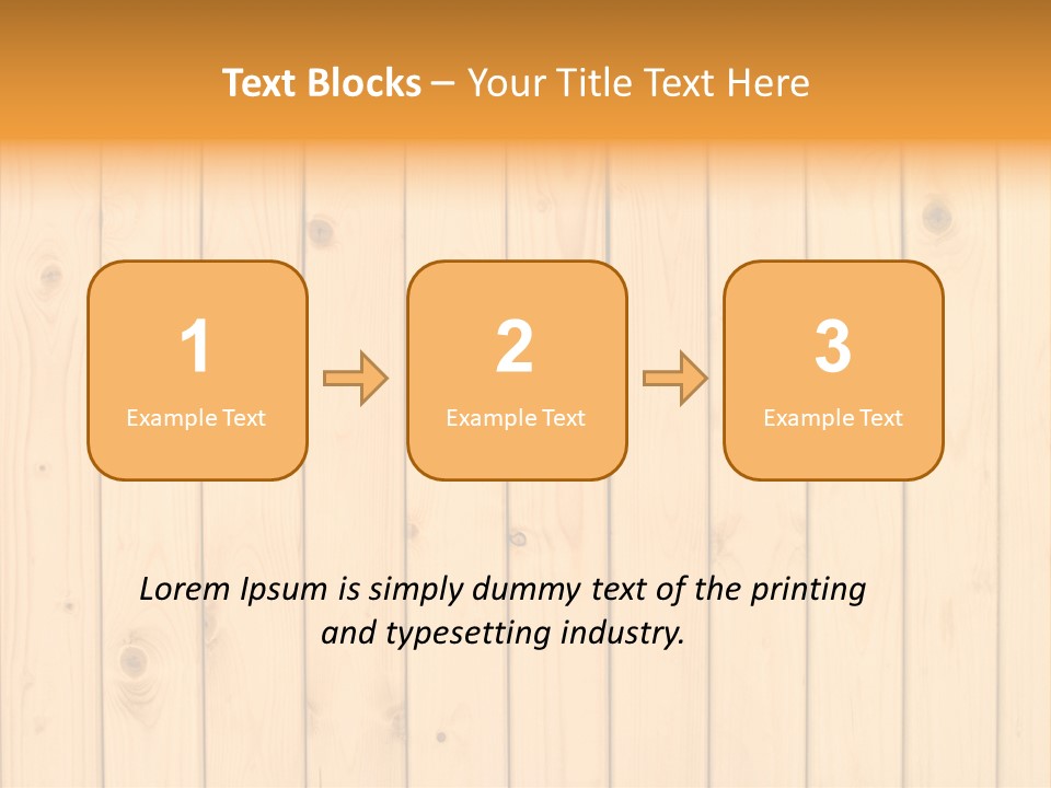Wool Pine Wooden PowerPoint Template