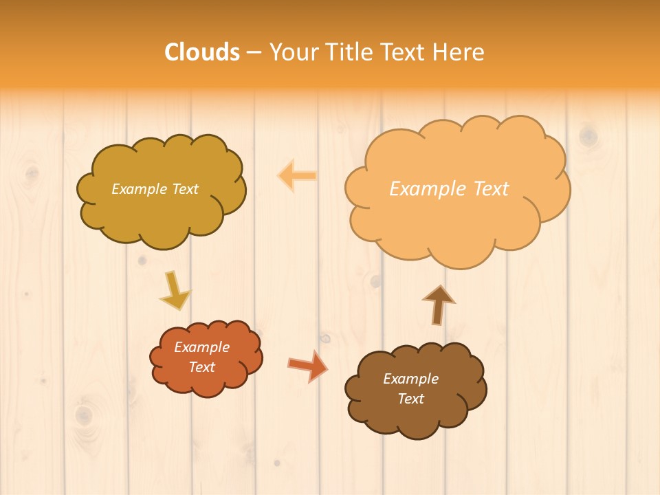 Wool Pine Wooden PowerPoint Template