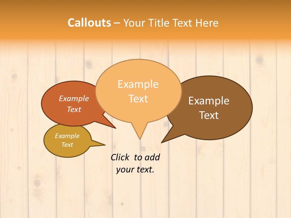 Wool Pine Wooden PowerPoint Template