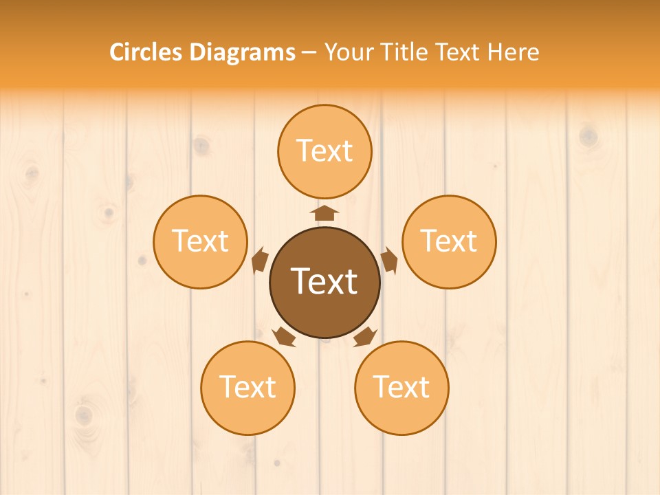 Wool Pine Wooden PowerPoint Template