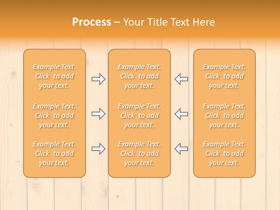 Wool Pine Wooden PowerPoint Template