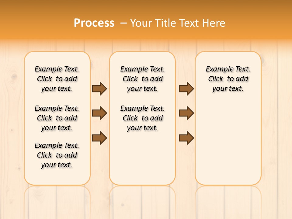 Wool Pine Wooden PowerPoint Template