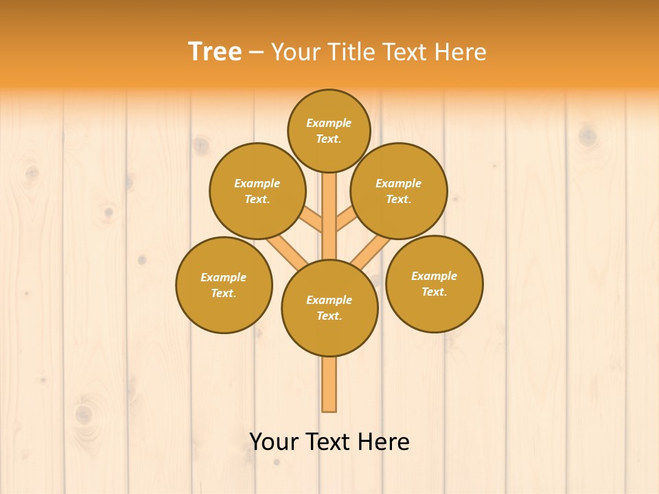 Wool Pine Wooden PowerPoint Template