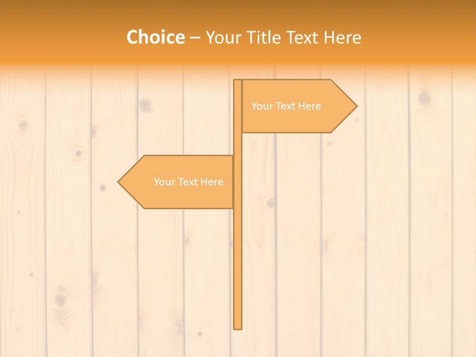 Wool Pine Wooden PowerPoint Template
