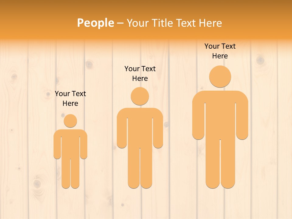 Wool Pine Wooden PowerPoint Template