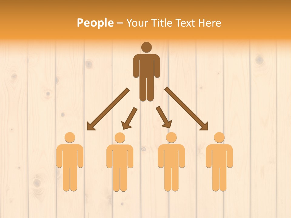 Wool Pine Wooden PowerPoint Template