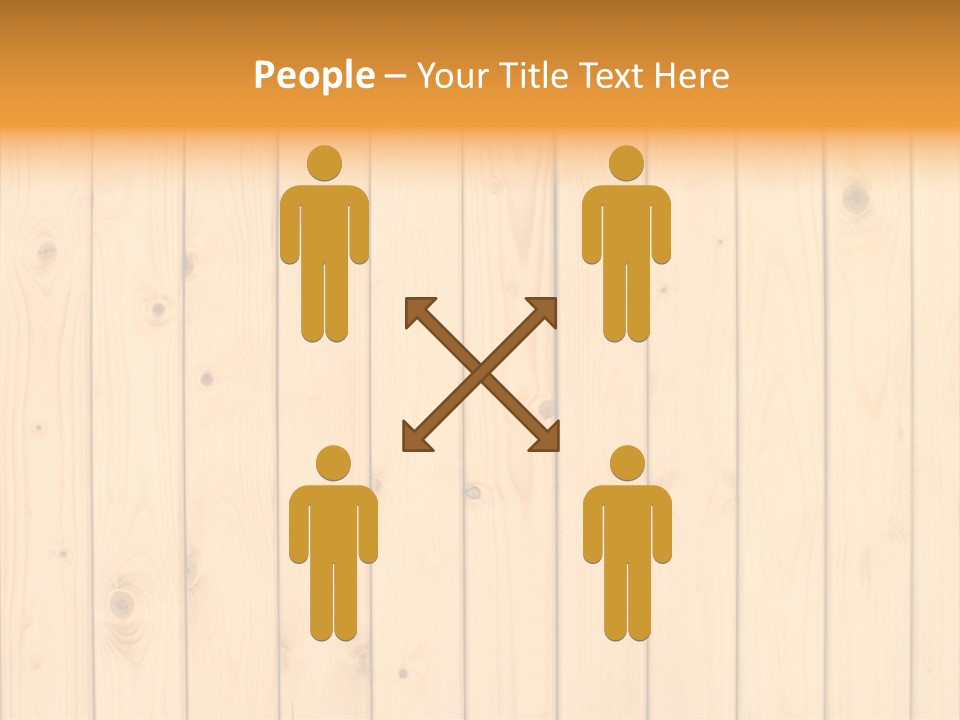 Wool Pine Wooden PowerPoint Template