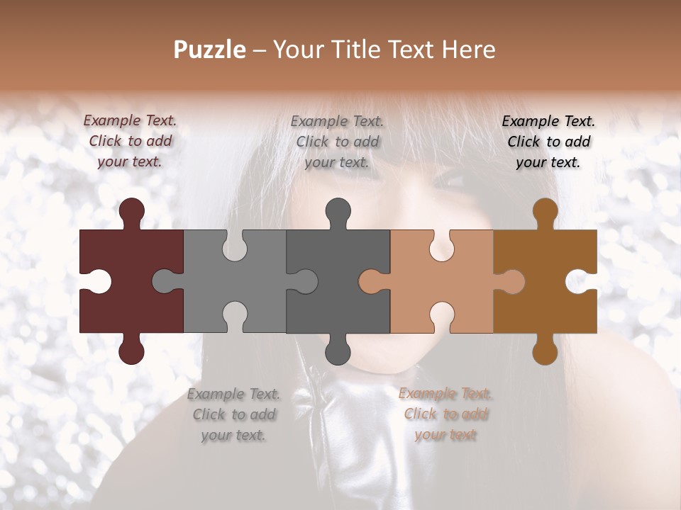 Wonderful Girls PowerPoint Template