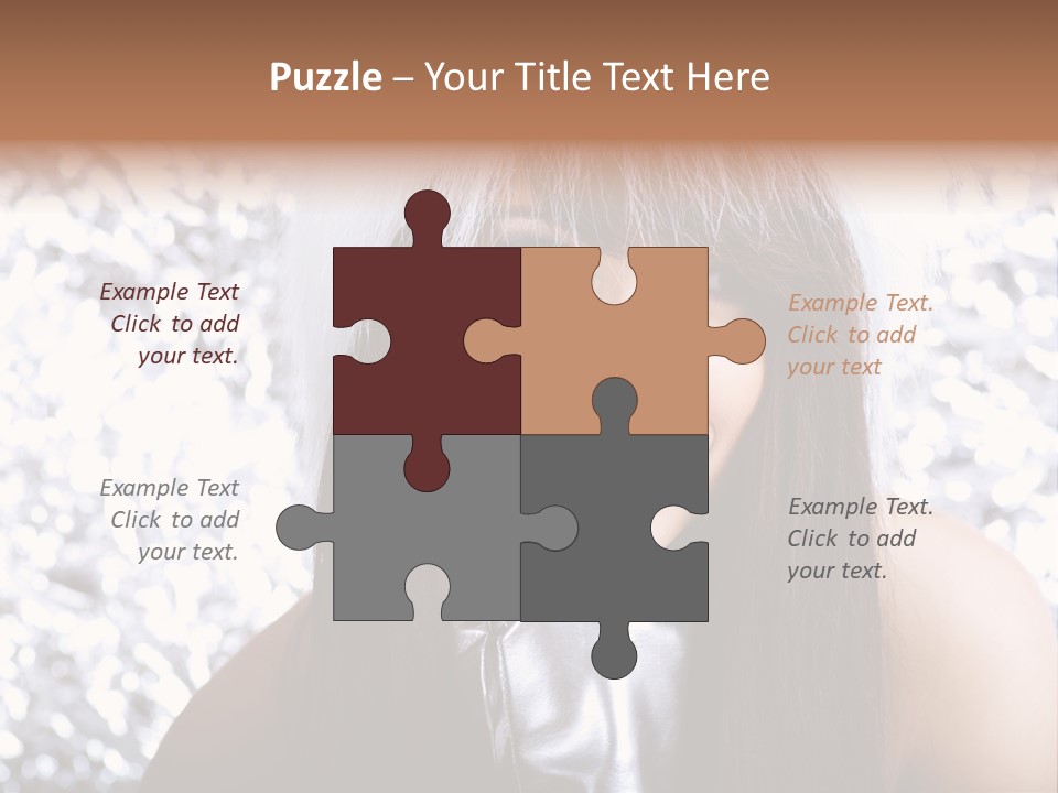 Wonderful Girls PowerPoint Template