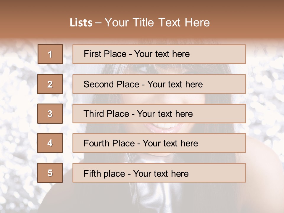 Wonderful Girls PowerPoint Template