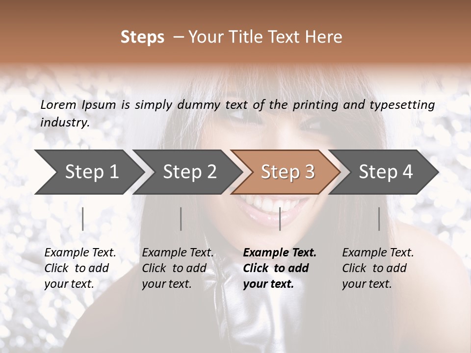 Wonderful Girls PowerPoint Template