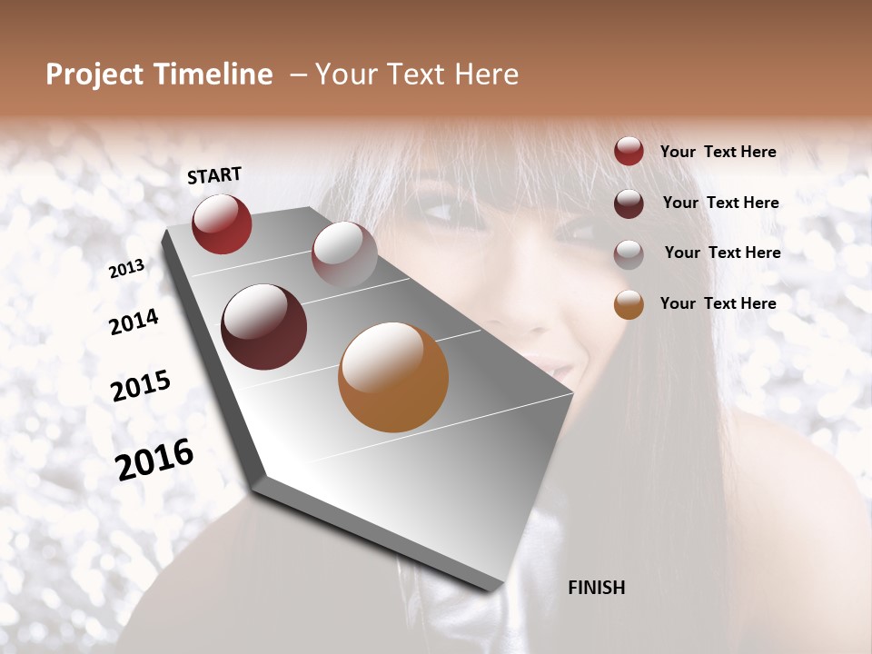 Wonderful Girls PowerPoint Template