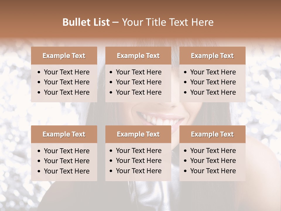 Wonderful Girls PowerPoint Template