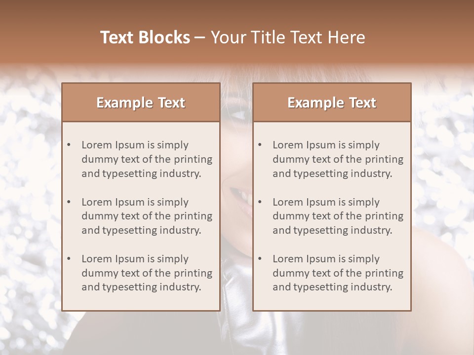 Wonderful Girls PowerPoint Template