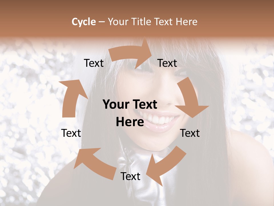 Wonderful Girls PowerPoint Template