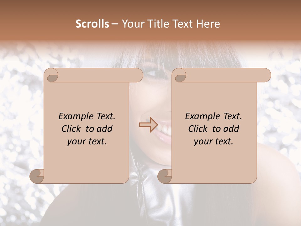 Wonderful Girls PowerPoint Template