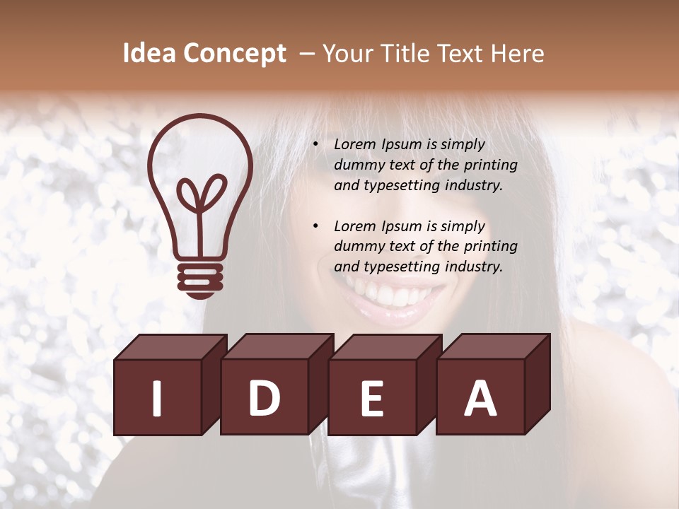 Wonderful Girls PowerPoint Template