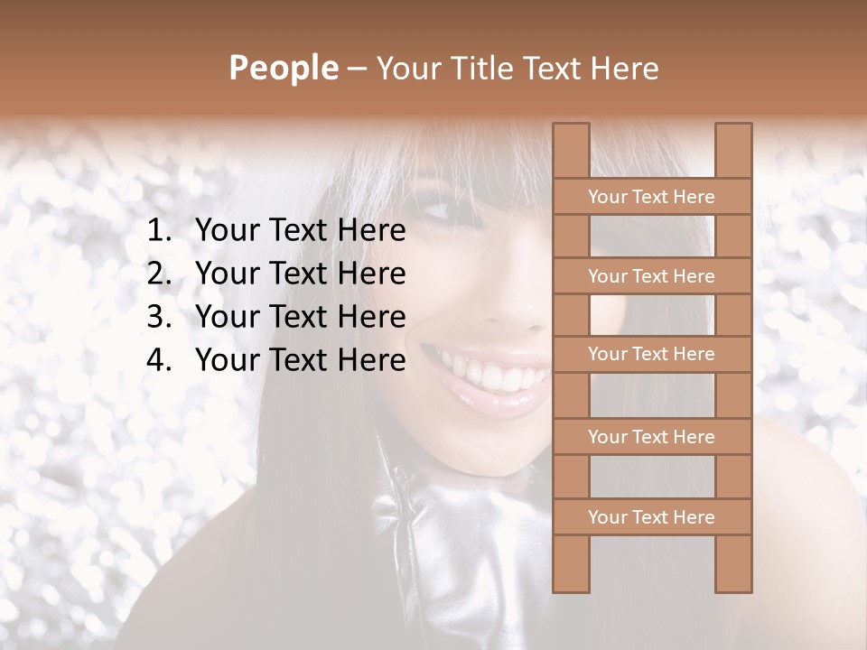 Wonderful Girls PowerPoint Template