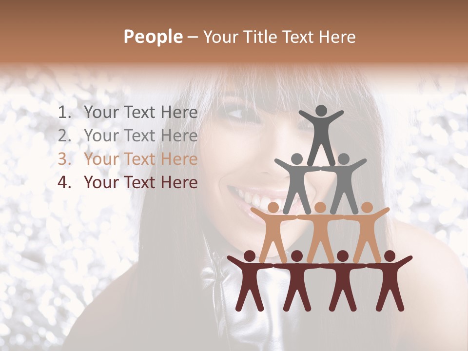 Wonderful Girls PowerPoint Template