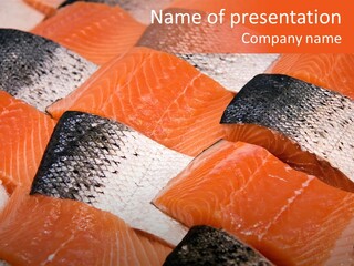 Fresh Fish Fillets PowerPoint Template