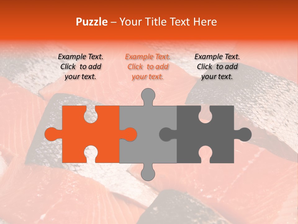 Fresh Fish Fillets PowerPoint Template