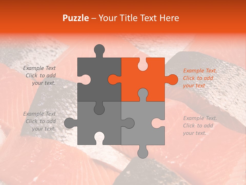 Fresh Fish Fillets PowerPoint Template