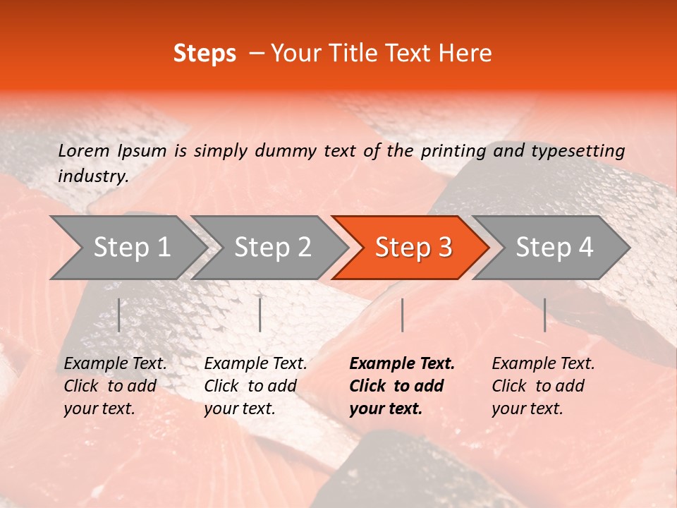 Fresh Fish Fillets PowerPoint Template