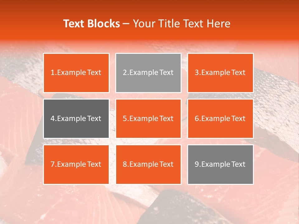 Fresh Fish Fillets PowerPoint Template