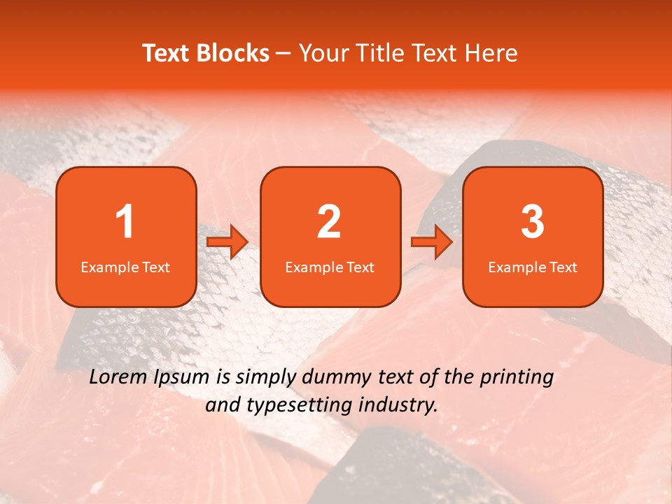 Fresh Fish Fillets PowerPoint Template