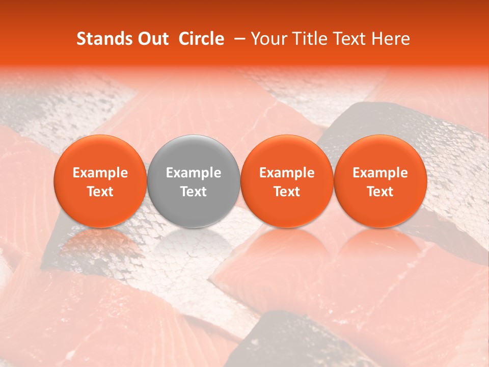 Fresh Fish Fillets PowerPoint Template