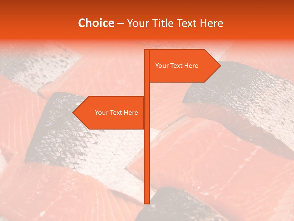 Fresh Fish Fillets PowerPoint Template