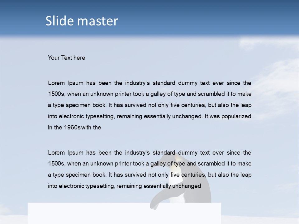 Copy Wildlife Antarctica PowerPoint Template