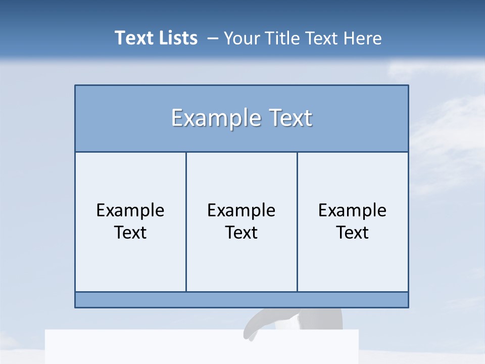 Copy Wildlife Antarctica PowerPoint Template