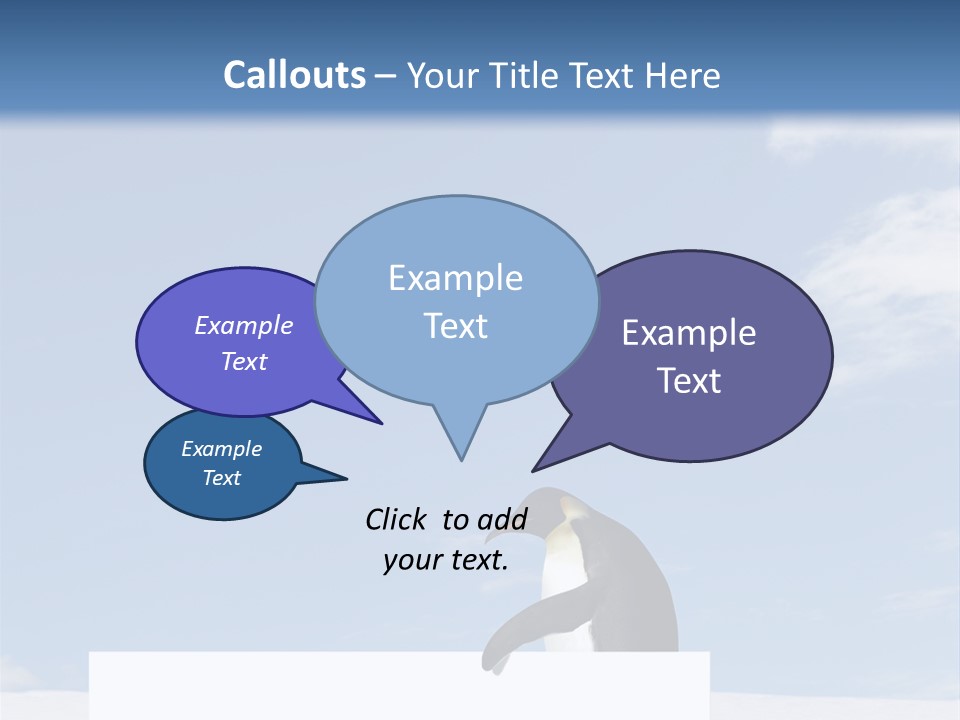 Copy Wildlife Antarctica PowerPoint Template