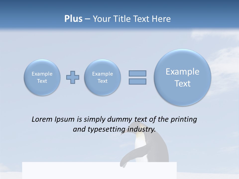 Copy Wildlife Antarctica PowerPoint Template
